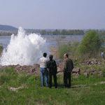 Flutungsstelle bei Frankleben am 7. Mai 2006