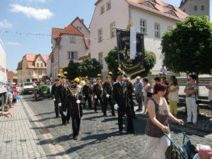 Bergkameraden zum Stadtfest Mücheln 07.07.2013