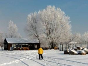 Winter an der Hütte 2012