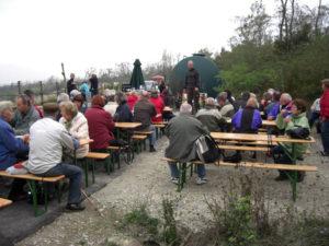 Herbstwanderung - Pause am Weinberg