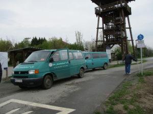 Am Aussichtsturm „Leonhardt“ in Braunsbedra/OT Neumark