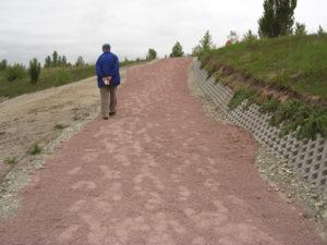 Zugang zum Anleger gebaut