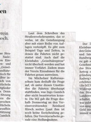 MZ Artikel vom 10.07.2020